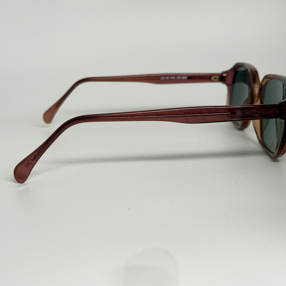 Jaques Faith Inter 9846/TR Sunglasses Brown Square Frame 54-19-140 SE Vintage - Picture 4 of 7
